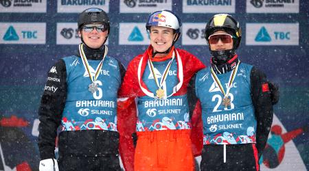 Men's 2023 Aerials WSC Podium