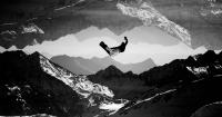 Snowboarder in Stubai