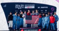 aerials team podium in St. Moritz
